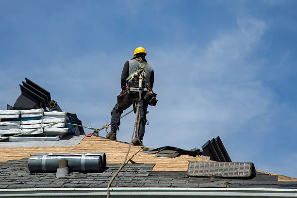 Professional Roofing technician working in Lehigh Acres, FL